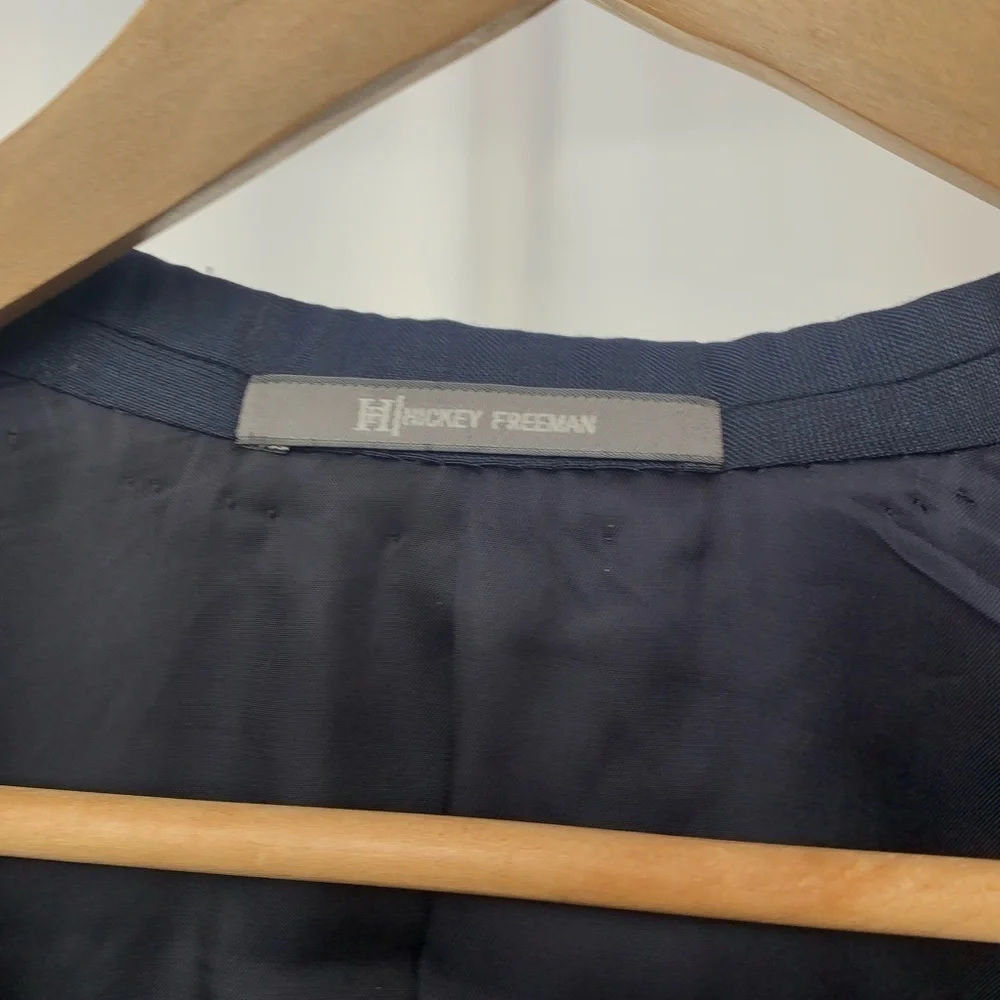Hickey Freeman Loro Piana Tasmanian Super 130’s Blazer‎ in Blue Tailor Made